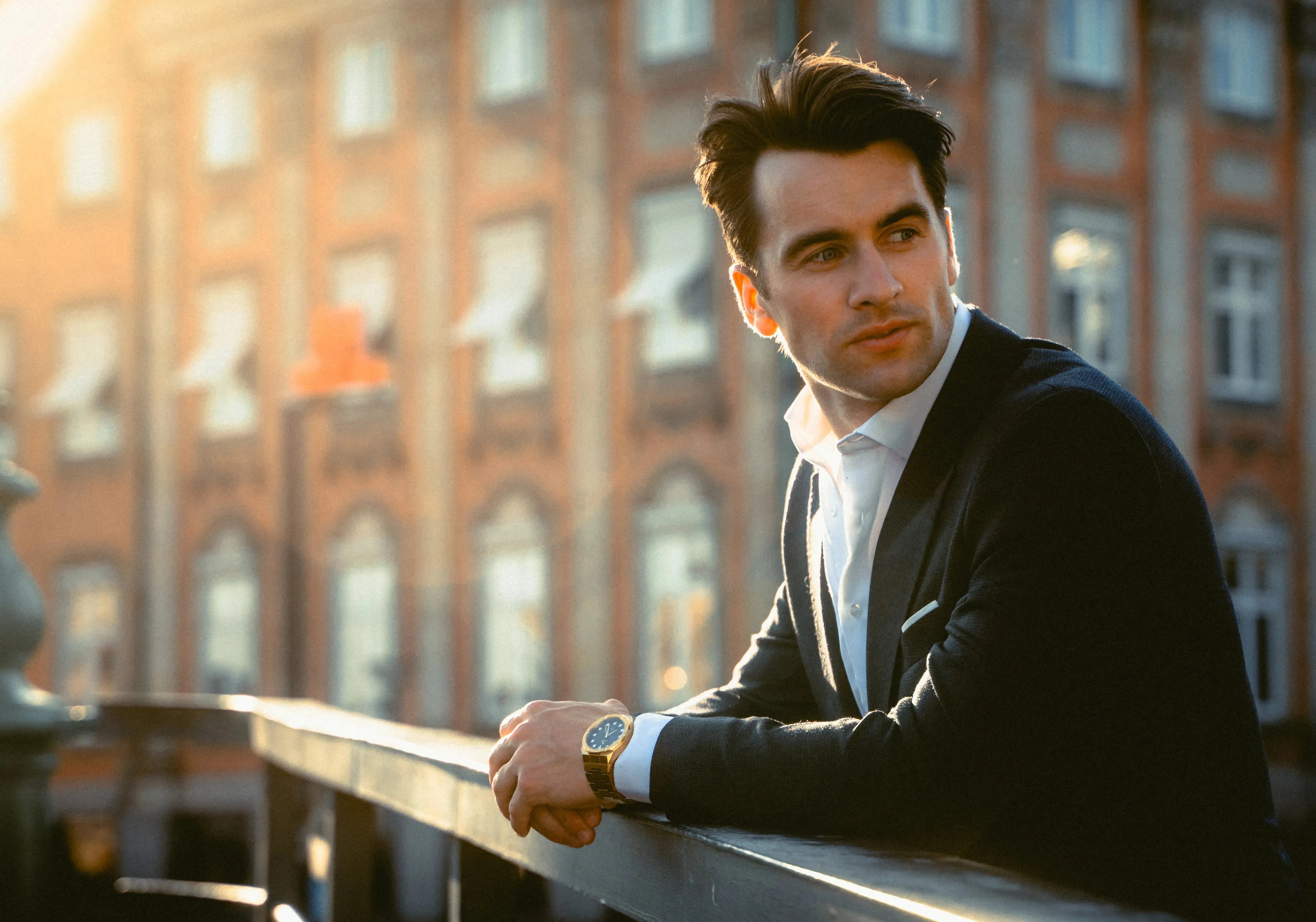 Majesty Grøn Urskive og guld