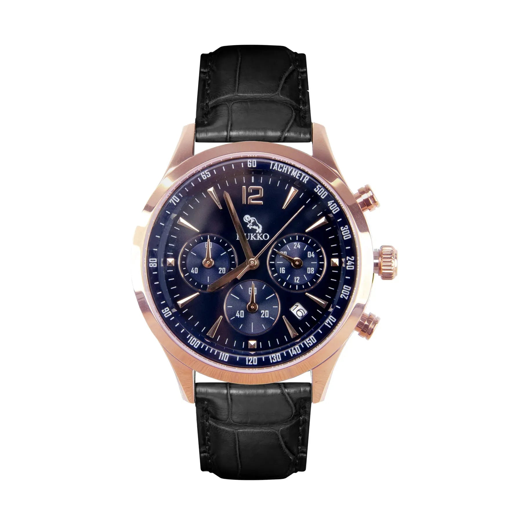 Chrono mørk/rosa guld - Hukko Copenhagen